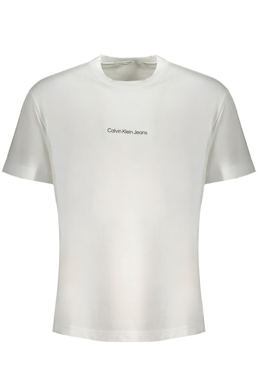 Calvin Klein Mens Short Sleeve T-Shirt White