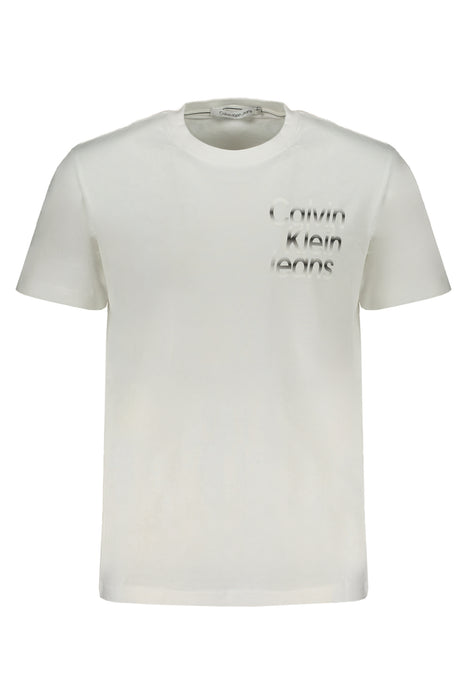 Calvin Klein Mens Short Sleeve T-Shirt White