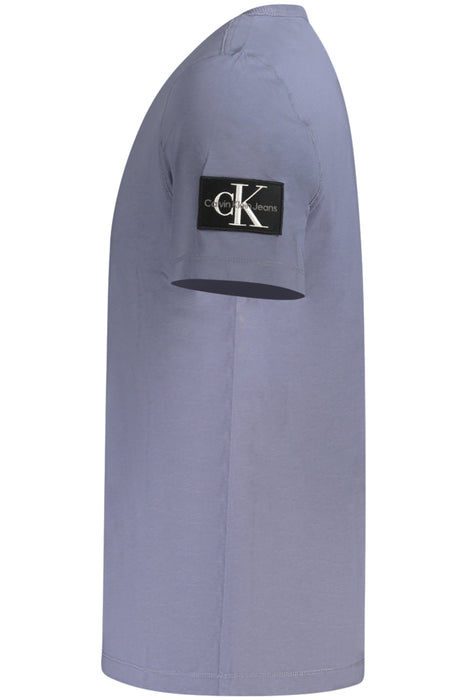Calvin Klein Mens Short Sleeve T-Shirt Blue
