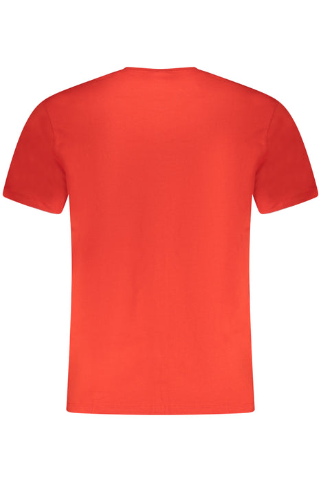 Calvin Klein Mens Short-Sleeved T-Shirt Red