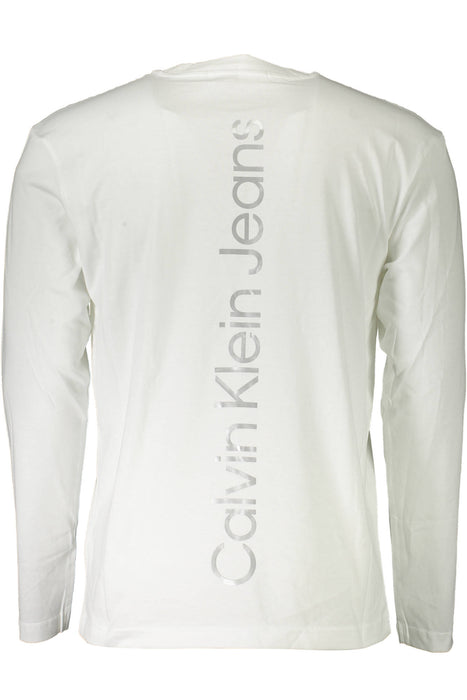 Calvin Klein Λευκό Ανδρικό Long Sleeved T-Shirt | Αγοράστε Calvin Online - B2Brands | , Μοντέρνο, Ποιότητα - Καλύτερες Προσφορές