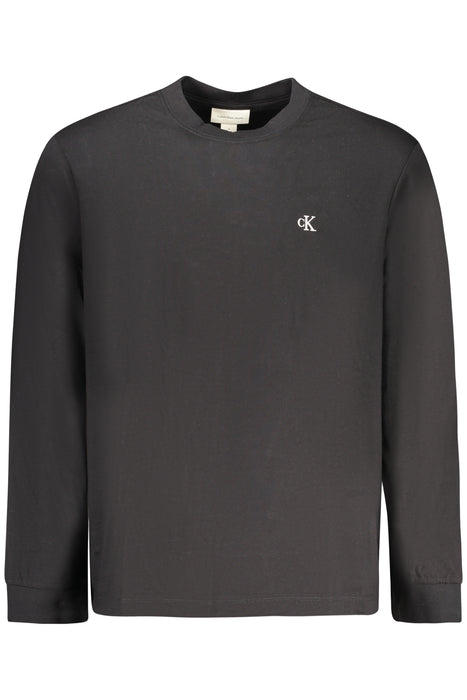 Calvin Klein Mens Long-Sleeved T-Shirt Black