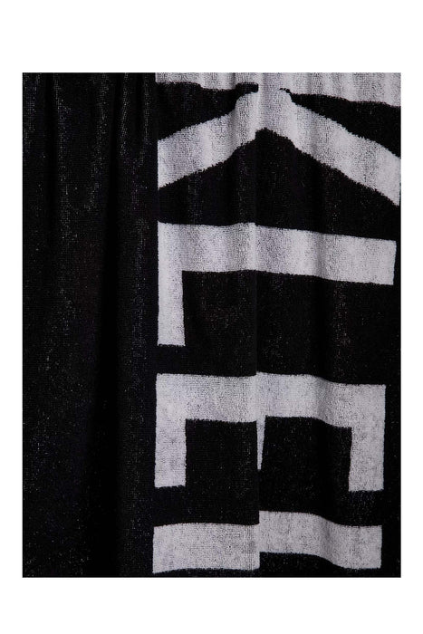 Calvin Klein Mens Beach Towel Black