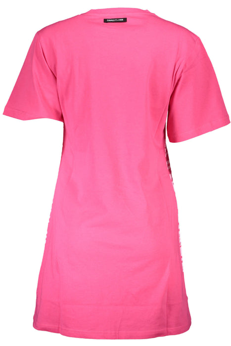 Cavalli Class Pink Womens Short Dress