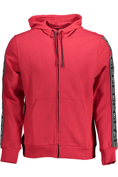 Cavalli Class Sweatshirt With Zip Man Red