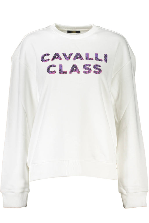 Cavalli Class Sweatshirt Without Zip Woman White
