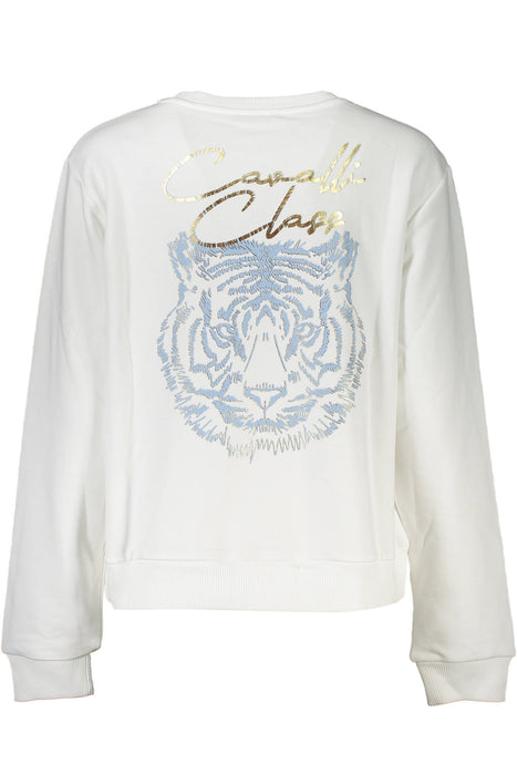 Cavalli Class Sweatshirt Without Zip Woman White