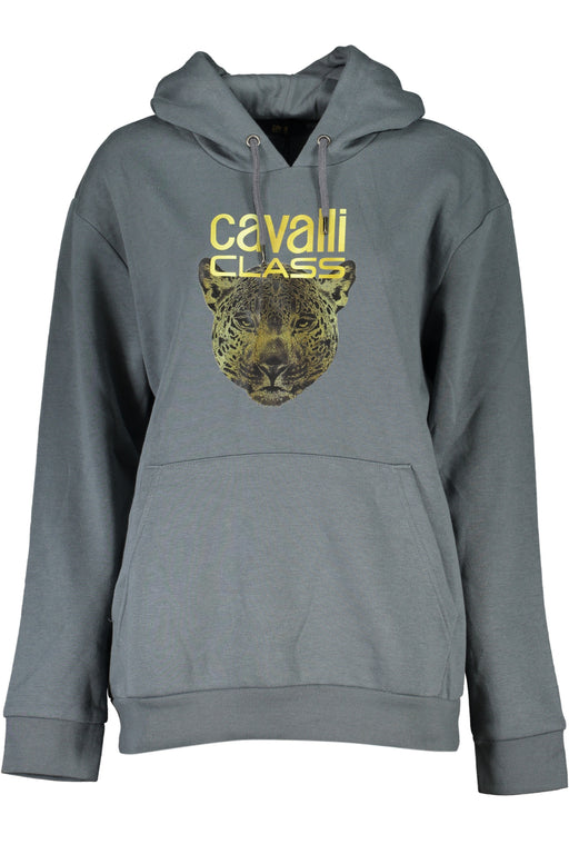 Cavalli Class Womens Gray Zipless Sweatshirt