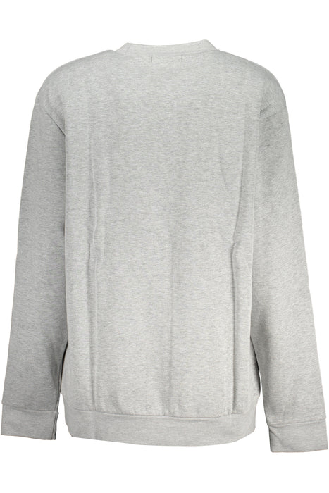 Cavalli Class Womens Gray Zipless Sweatshirt