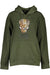 Cavalli Class Womens Zipless Sweatshirt Green