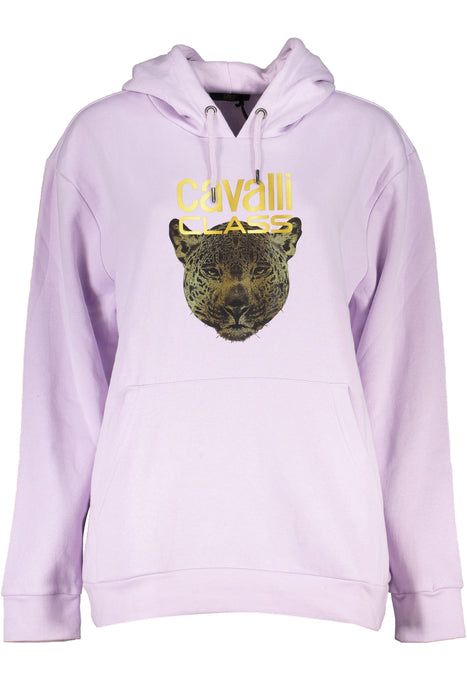 Cavalli Class Womens Sweatshirt Without Zip Purple
