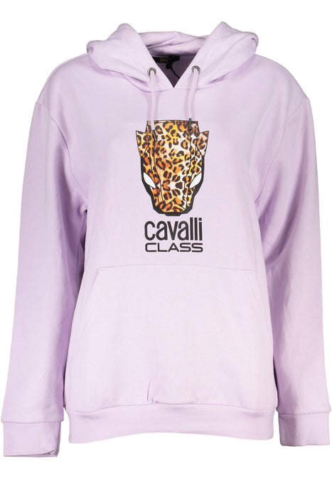 Cavalli Class Womens Sweatshirt Without Zip Purple