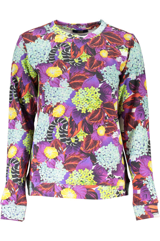 Cavalli Class Womens Sweatshirt Without Zip Purple