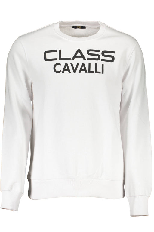 Cavalli Class Sweatshirt Without Zip Man White