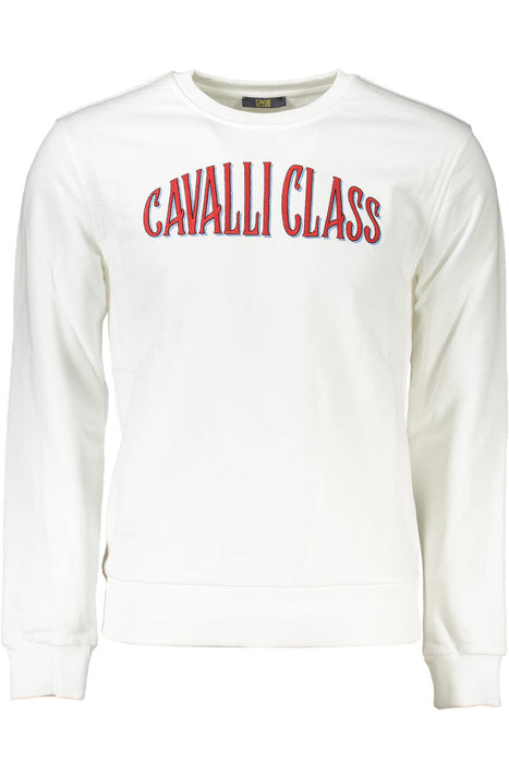 Cavalli Class Sweatshirt Without Zip Man White