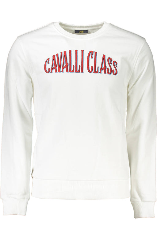Cavalli Class Sweatshirt Without Zip Man White