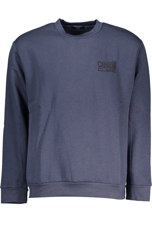Cavalli Class Mens Blue Zipless Sweatshirt