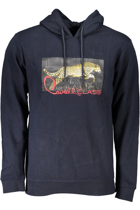 Cavalli Class Mens Blue Zipless Sweatshirt