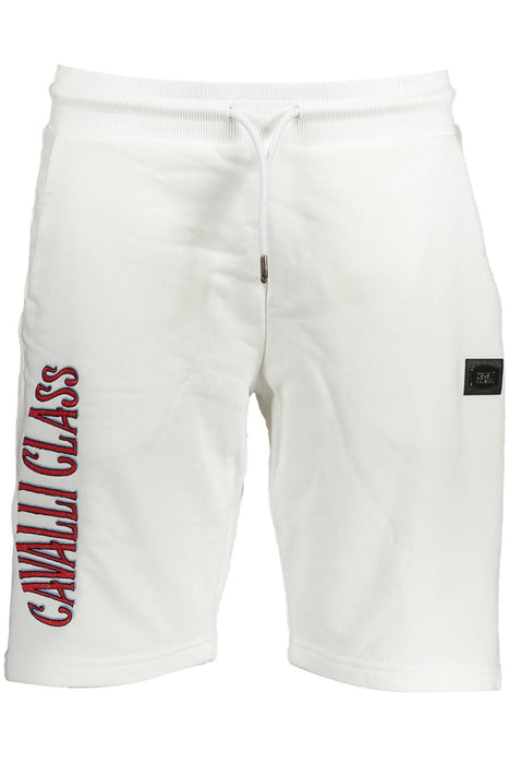 Cavalli Class White Mens Shorts