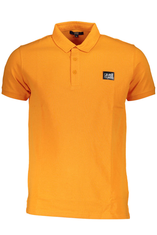 Cavalli Class Polo Short Sleeve Man Orange