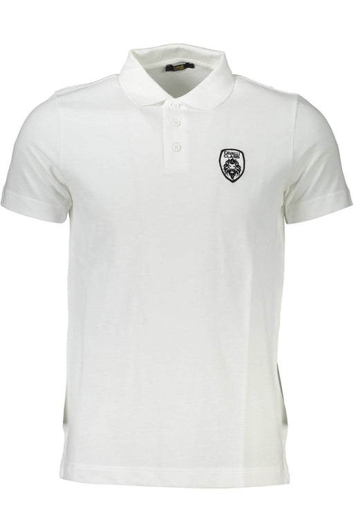 Cavalli Class Polo Short Sleeves Men White