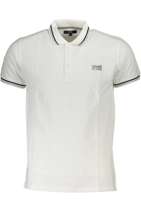 Cavalli Class Polo Short Sleeves Men White