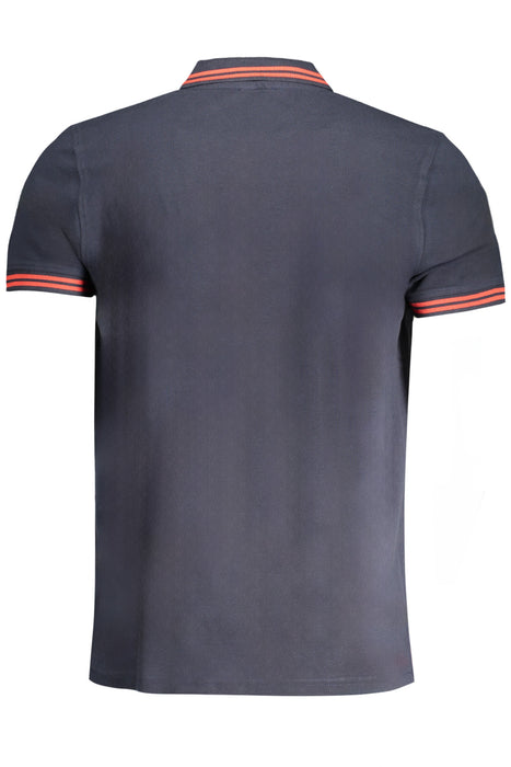 Cavalli Class Mens Short Sleeved Polo Shirt Blue