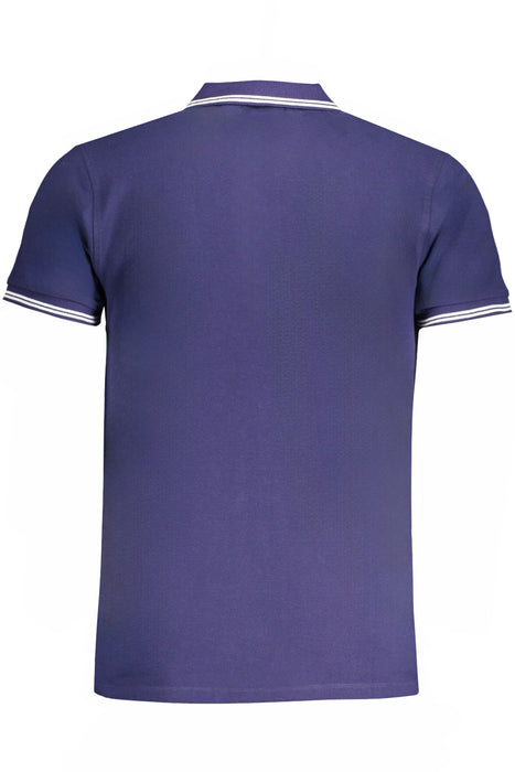 Cavalli Class Mens Short Sleeved Polo Shirt Blue