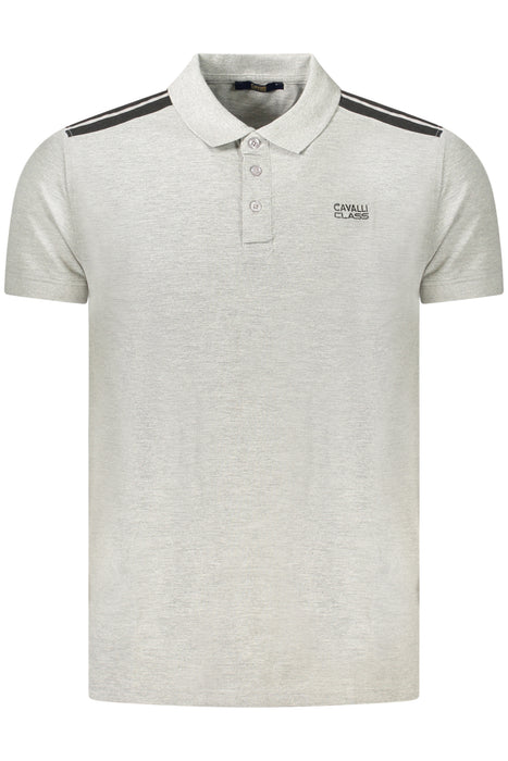 Cavalli Class Polo Short Sleeves Men Grey