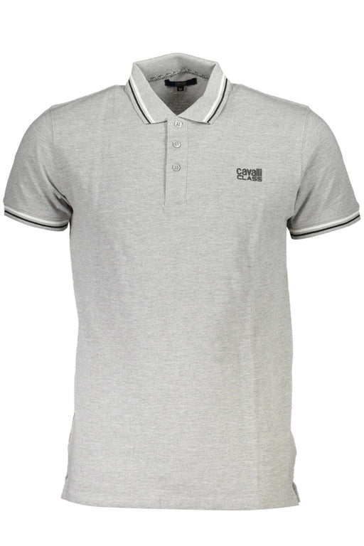 Cavalli Class Polo Short Sleeves Men Grey