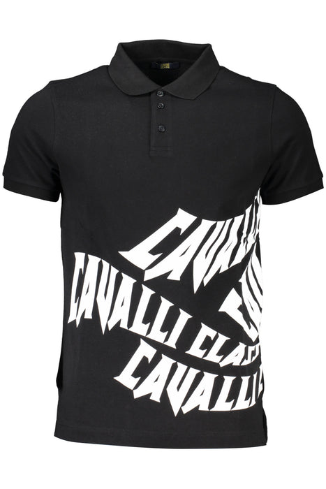 Cavalli Class Polo Short Sleeve Man Black