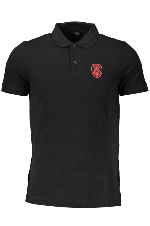 Cavalli Class Polo Short Sleeve Man Black