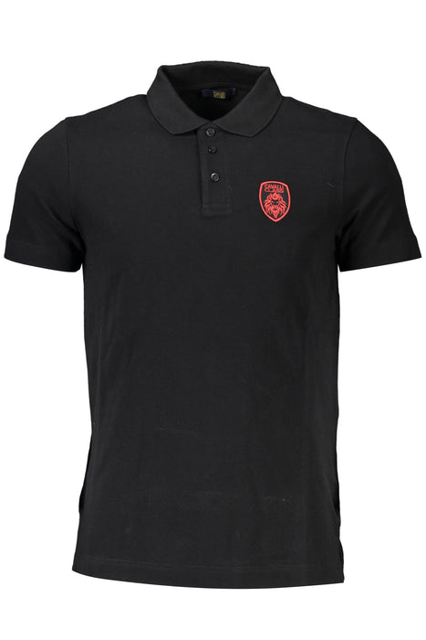 Cavalli Class Polo Short Sleeve Men Black