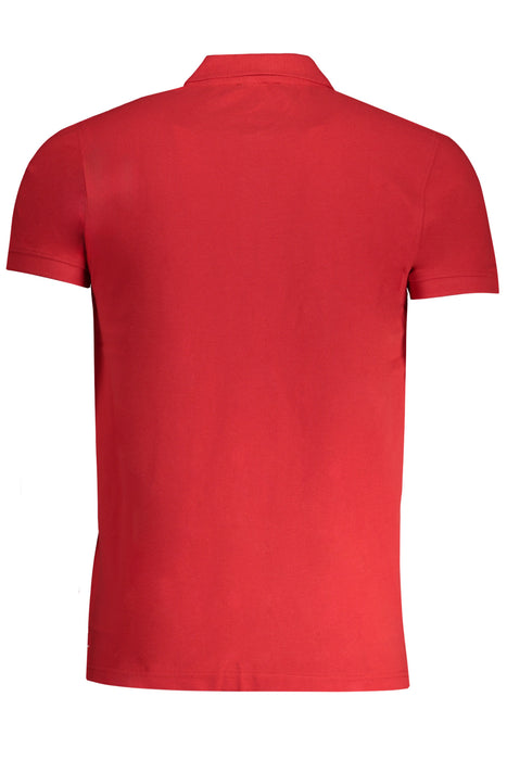 Cavalli Class Mens Short Sleeved Polo Shirt Red