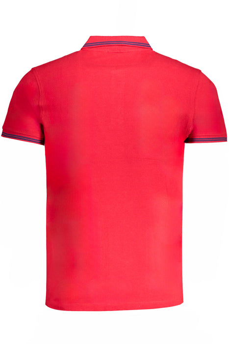 Cavalli Class Mens Short Sleeved Polo Shirt Red