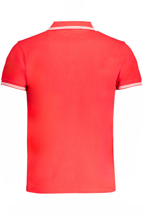 Cavalli Class Mens Short Sleeved Polo Shirt Red