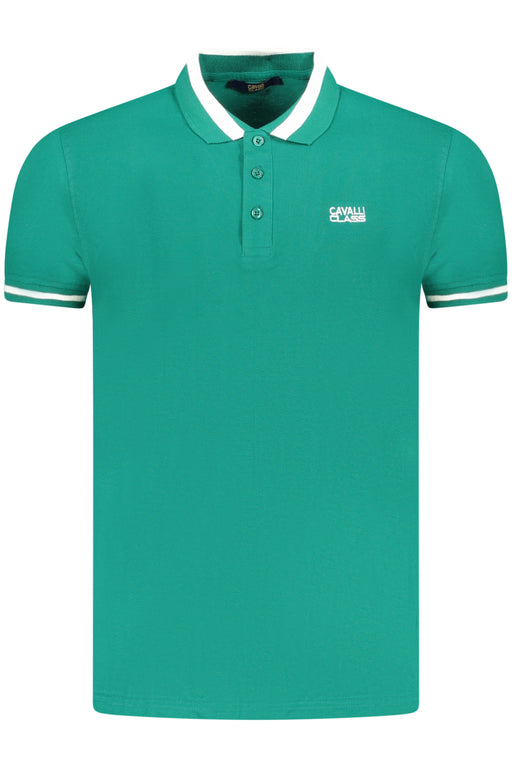 Cavalli Class Polo Short Sleeves Men Green