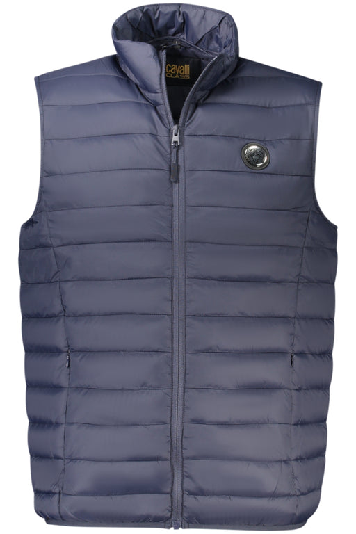 Cavalli Class Mens Blue Sleeveless Jacket