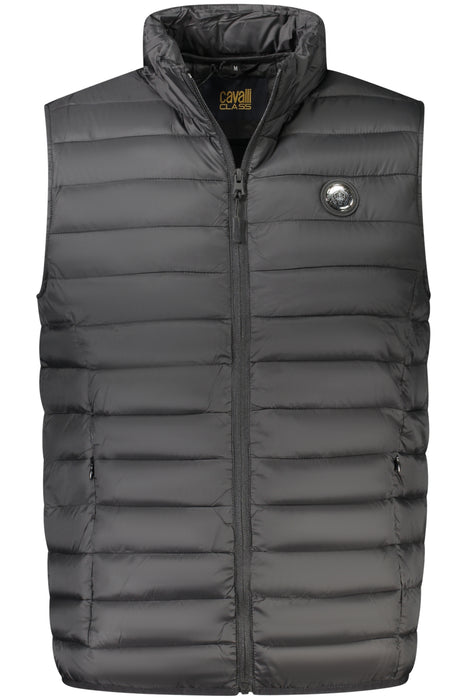 Cavalli Class Mens Black Sleeveless Jacket