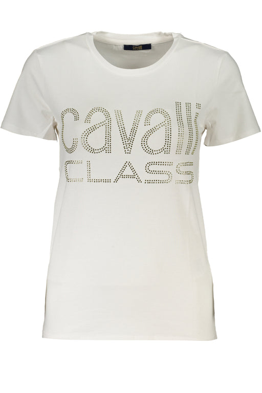 Cavalli Class Womens Short Sleeve T-Shirt White