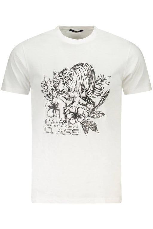 Cavalli Class Short Sleeve T-Shirt Men White