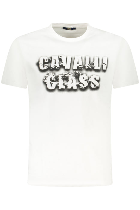 Cavalli Class Short Sleeve T-Shirt Men White