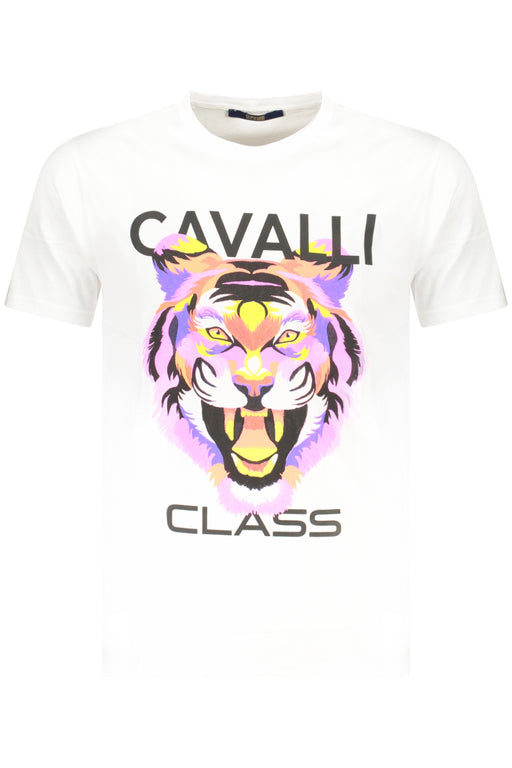 Cavalli Class Short Sleeve T-Shirt Men White