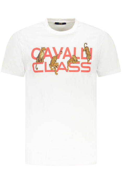 Cavalli Class Short Sleeve T-Shirt Men White