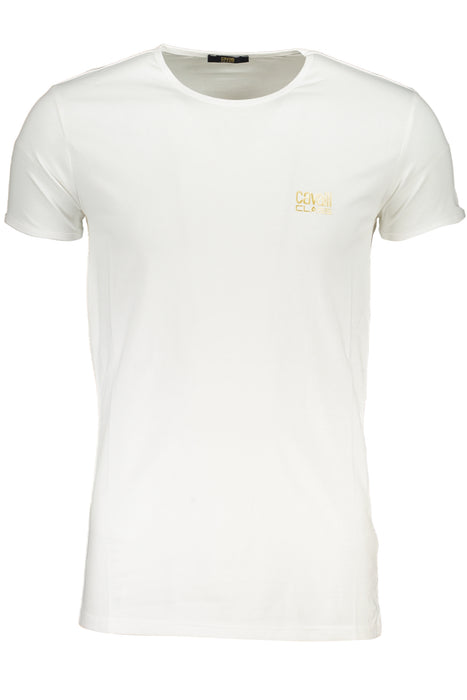 Cavalli Class Mens Short Sleeved T-Shirt White