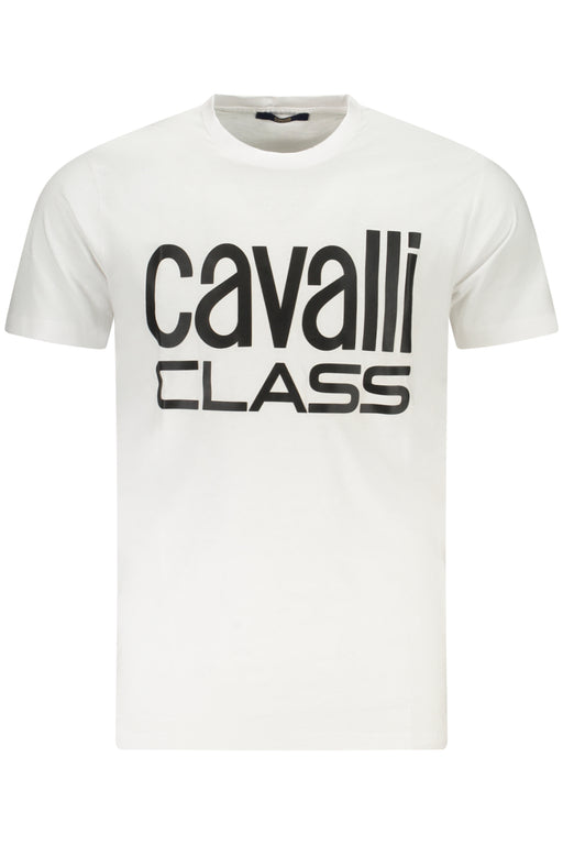 Cavalli Class Short Sleeve T-Shirt Men White
