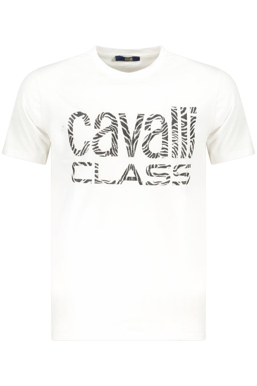Cavalli Class Short Sleeve T-Shirt Men White