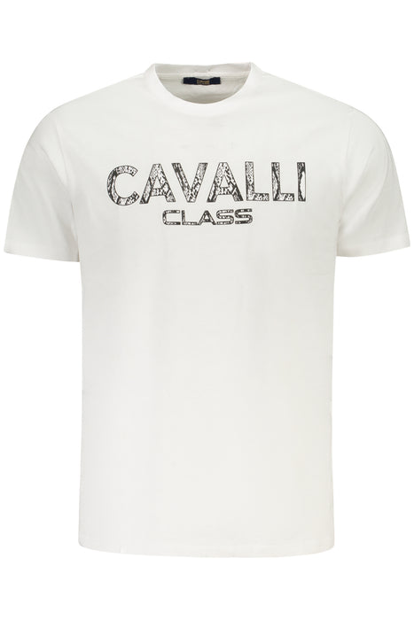 Cavalli Class Short Sleeve T-Shirt Men White