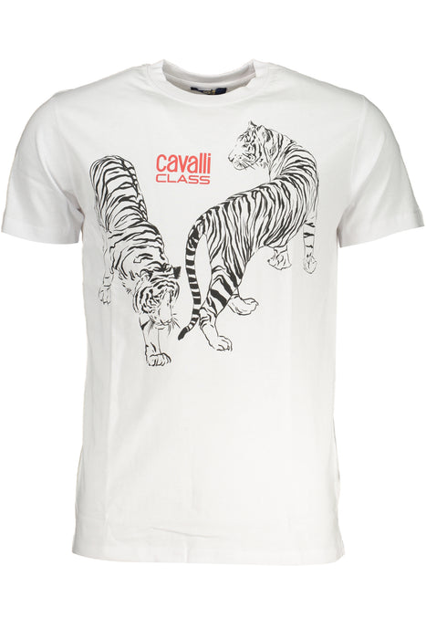 Cavalli Class Mens Short Sleeved T-Shirt White