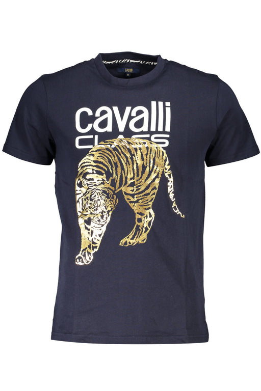 Cavalli Class Short Sleeve T-Shirt Men Blue